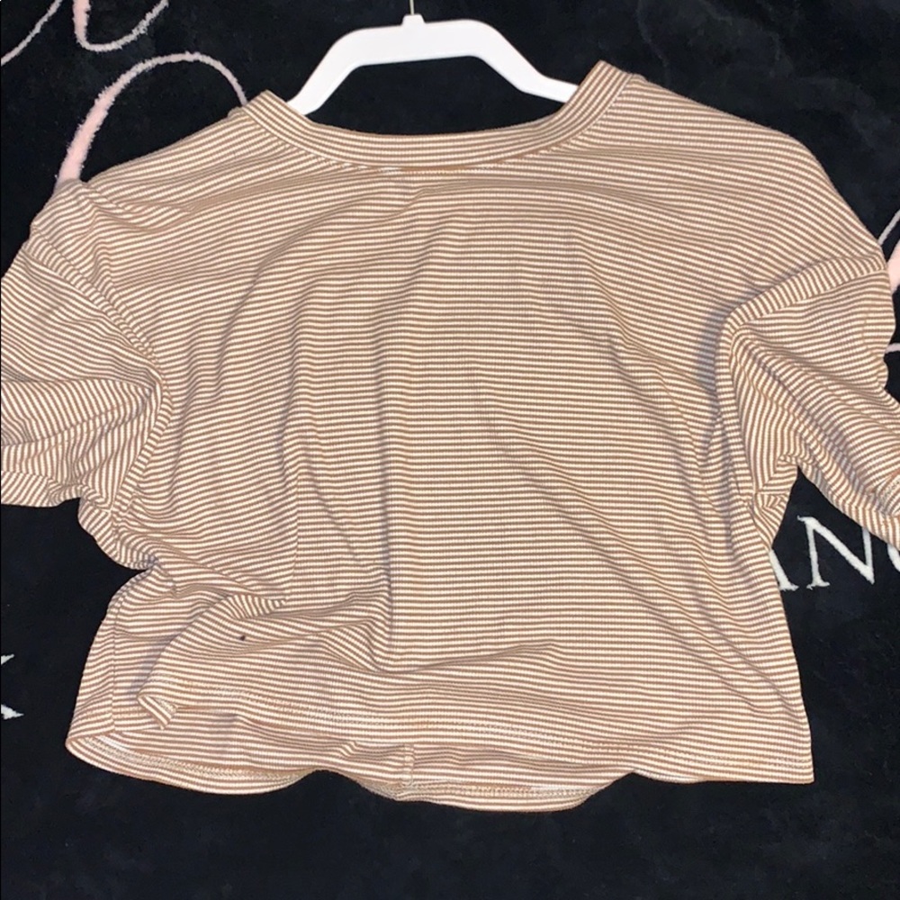 striped short sleeve